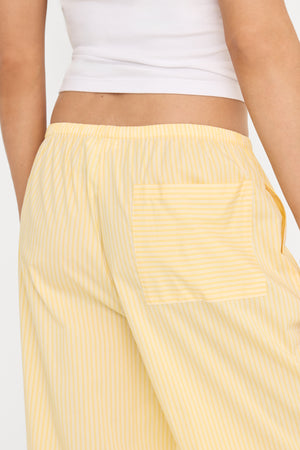 POPLIN PULL ON PANTS | BUTTERBEAM STRIPE