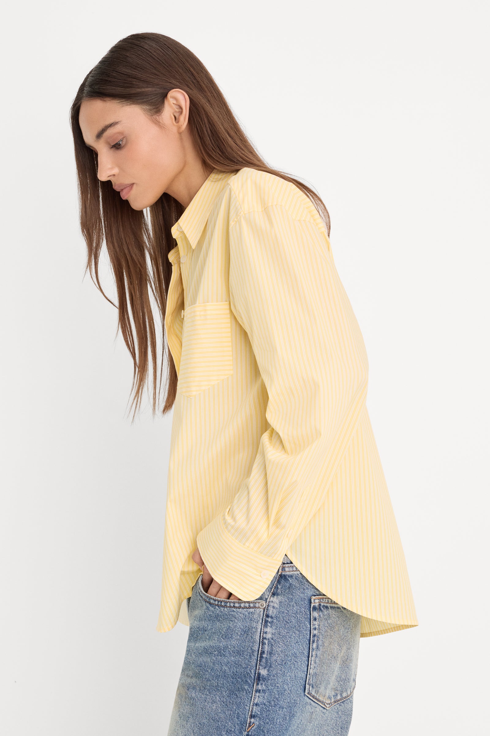 POPLIN CLASSIC BOXY SHIRT | BUTTERBEAM STRIPE