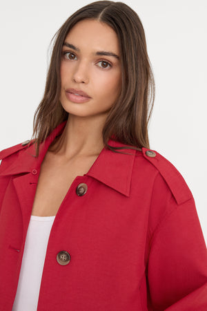 THE SWING JACKET | LIPSTICK