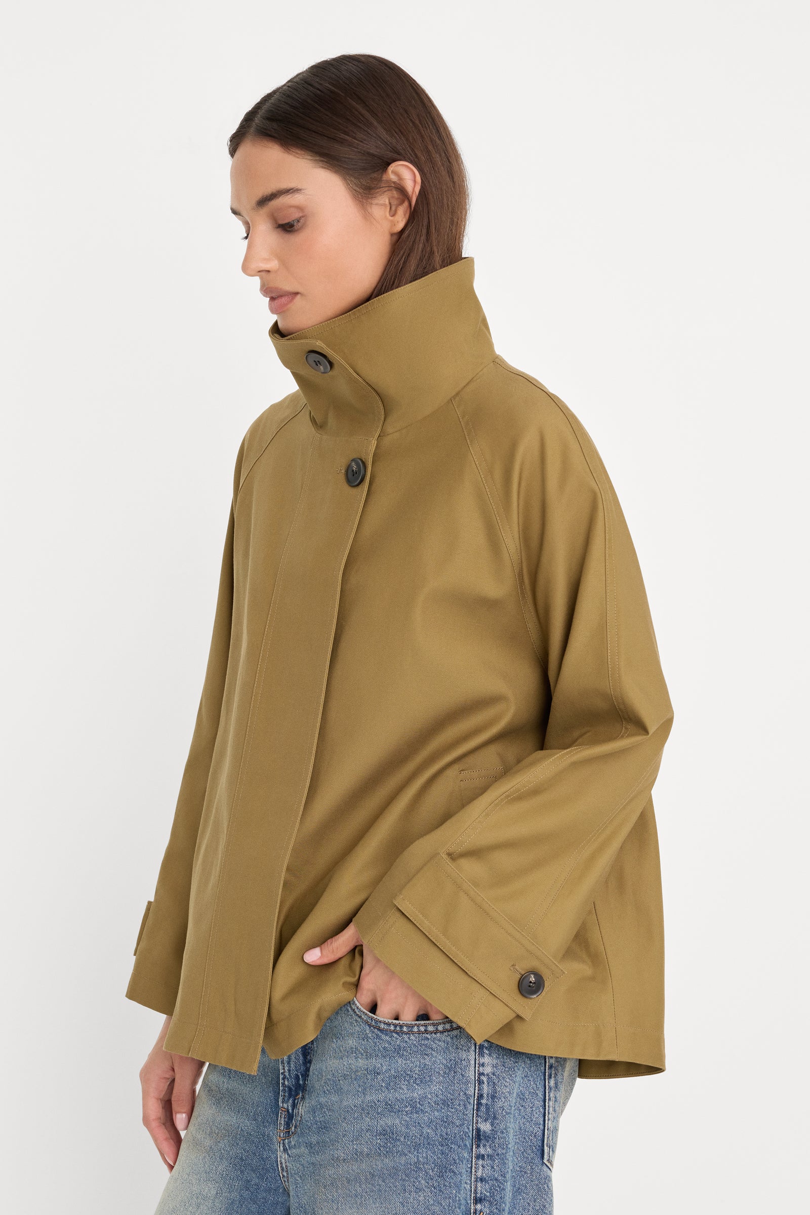 THE FUNNEL NECK TRENCH | FATIGUE