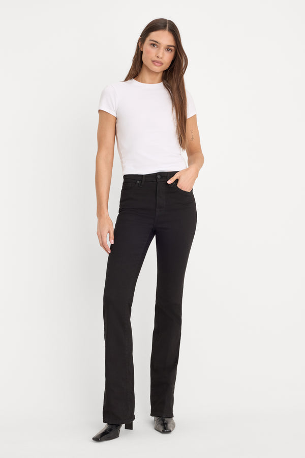 NEVER FADE GOOD CLASSIC SLIM BOOTCUT JEANS | BLACK