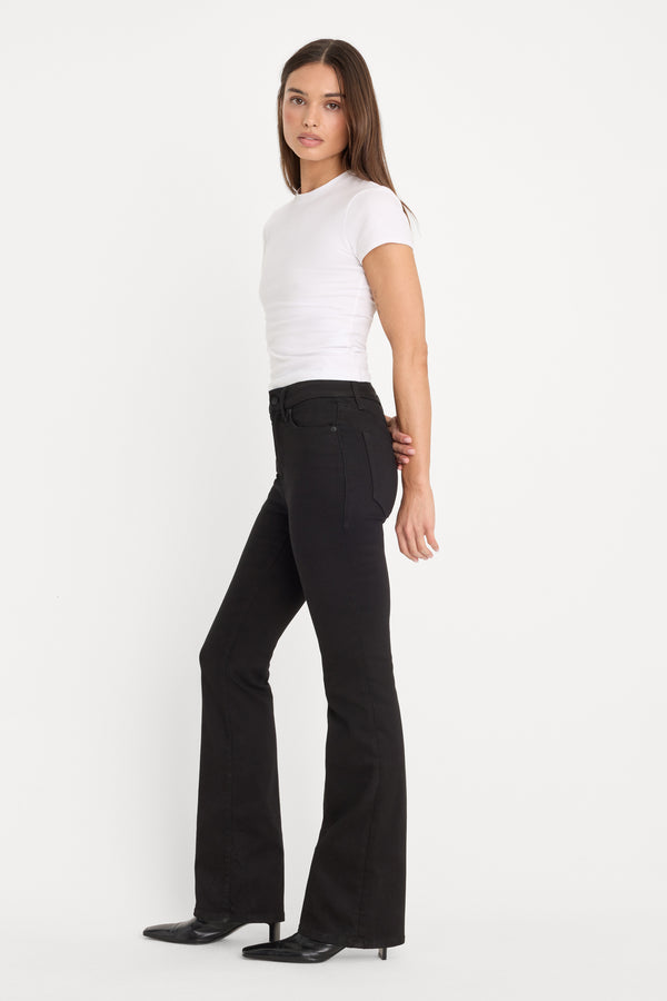 NEVER FADE GOOD CLASSIC SLIM BOOTCUT JEANS | BLACK