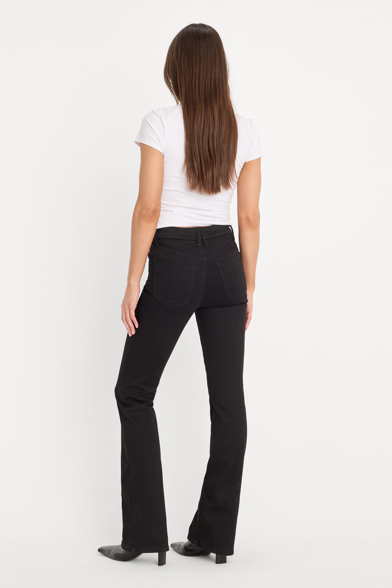 NEVER FADES GOOD CLASSIC SLIM BOOTCUT JEANS | BLACK