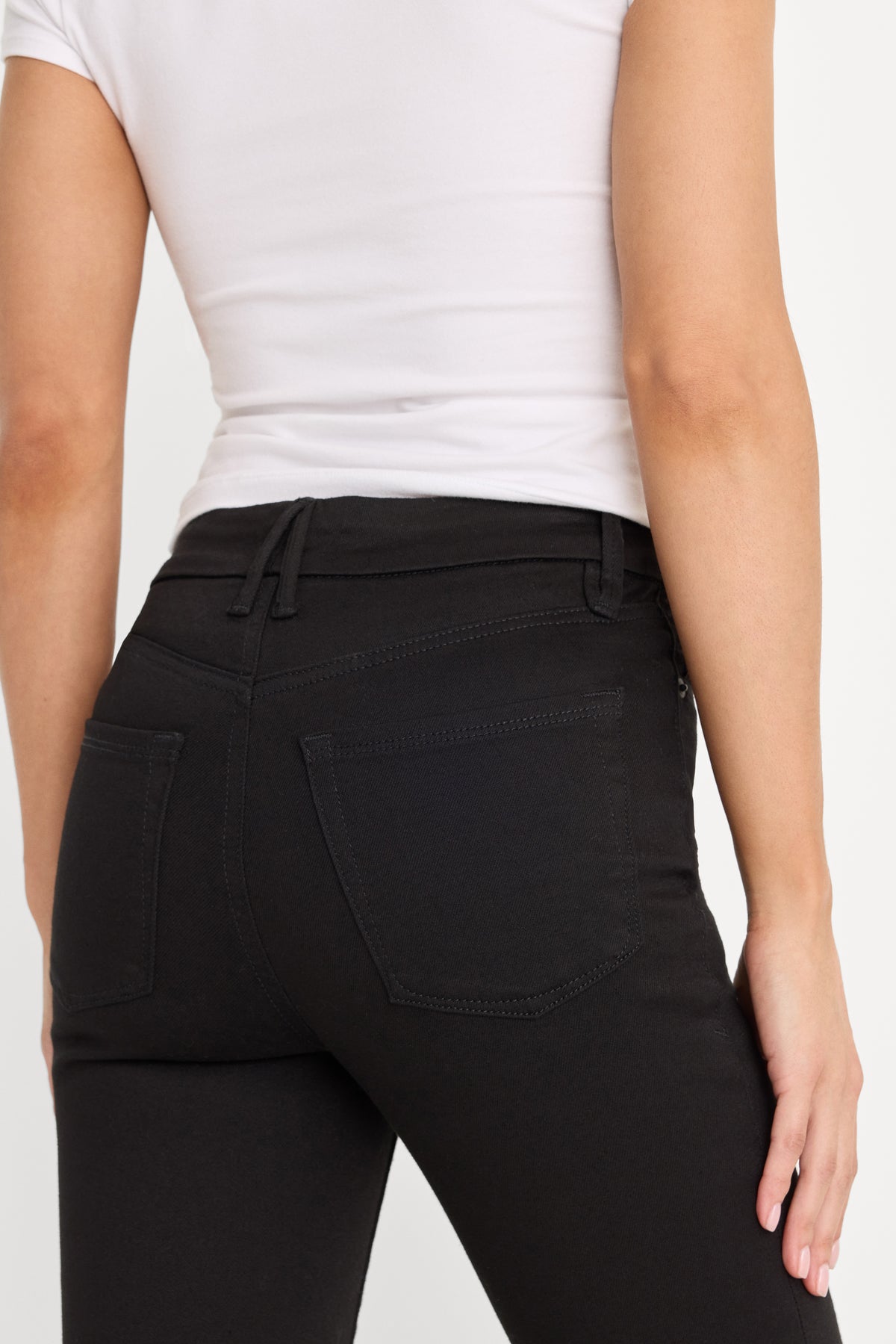 NEVER FADES GOOD CLASSIC SLIM BOOTCUT JEANS | BLACK