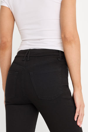 NEVER FADES GOOD CLASSIC SLIM BOOTCUT JEANS | BLACK