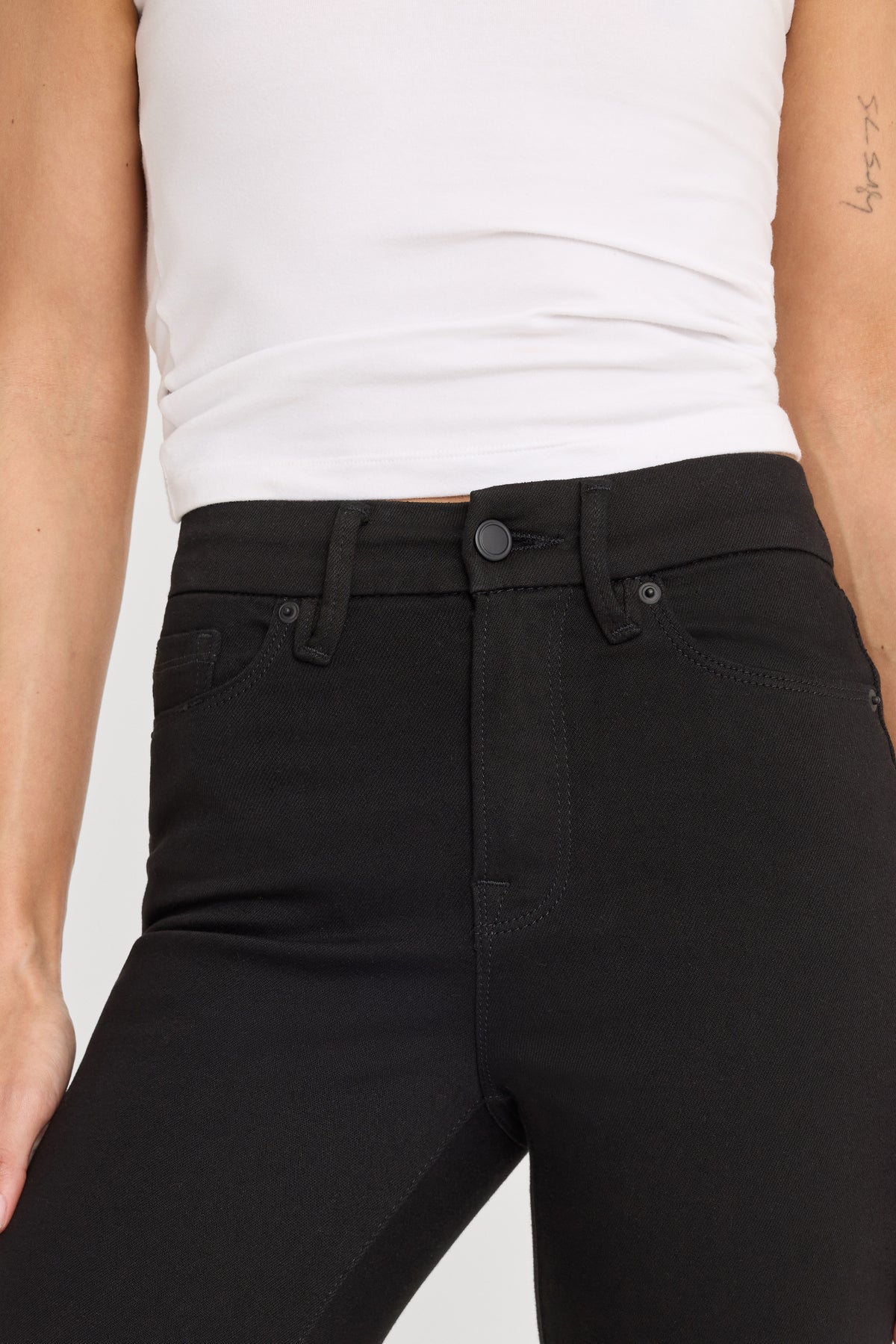 NEVER FADES GOOD CLASSIC SLIM BOOTCUT JEANS | BLACK