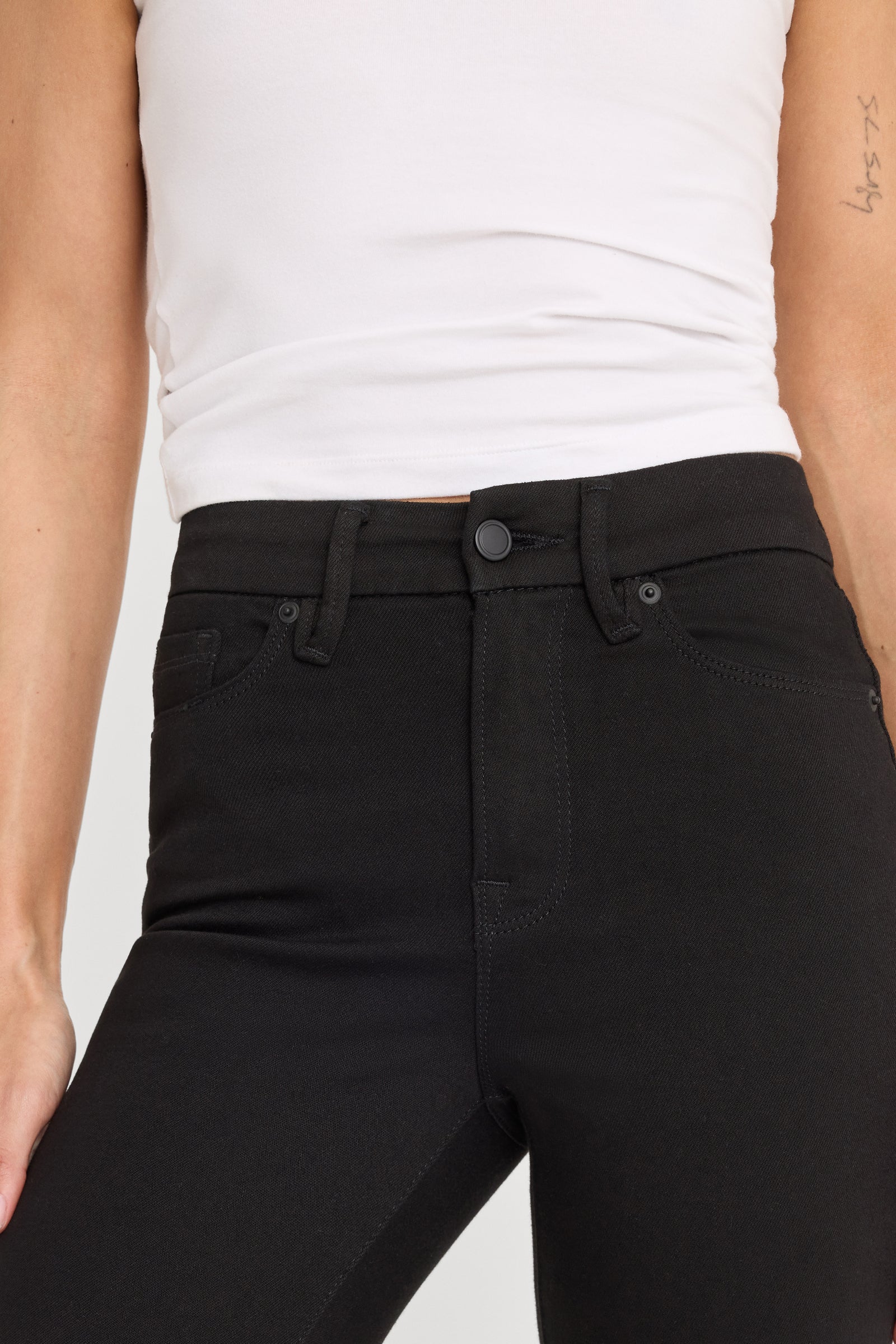 NEVER FADES GOOD CLASSIC SLIM BOOTCUT JEANS | BLACK