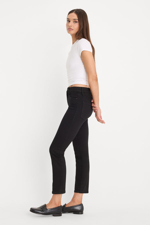 NEVER FADES GOOD LEGS STRAIGHT JEANS | BLACK001