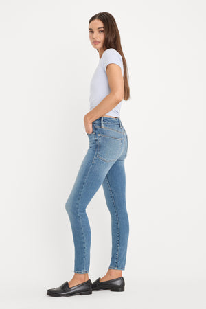 GOOD WAIST SKINNY COMPRESSION JEANS | INDIGO312