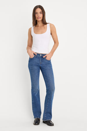 MICRO RIB TANK TOP | WHITE001