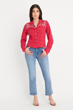 DOLLY JOLEANS PETITE STRAIGHT JEANS | INDIGO1195