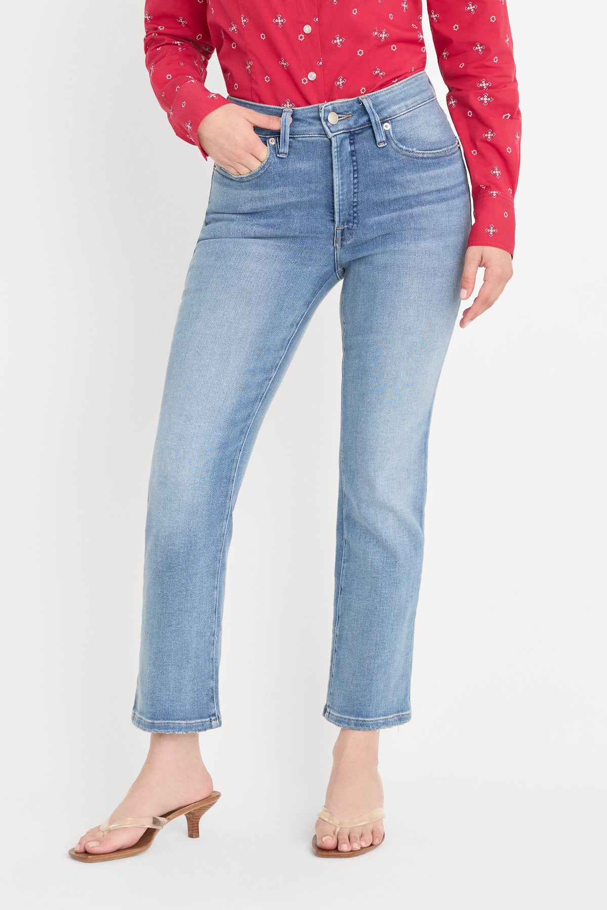 DOLLY JOLEANS PETITE STRAIGHT JEANS | INDIGO1195