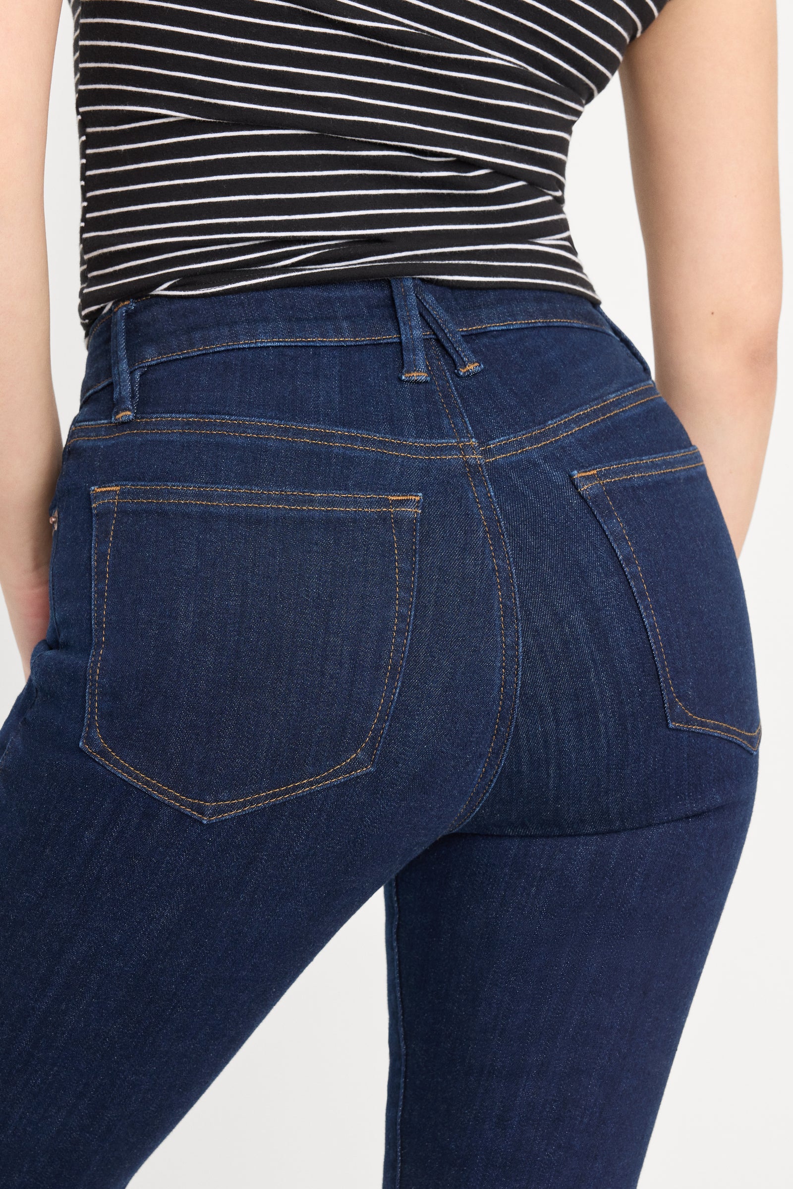 GOOD PETITE FLARE JEANS | INDIGO1153