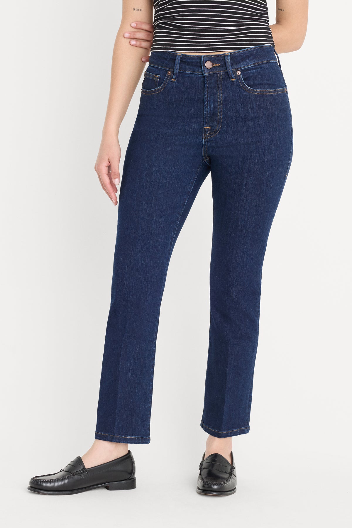 GOOD PETITE STRAIGHT JEANS | INDIGO1153
