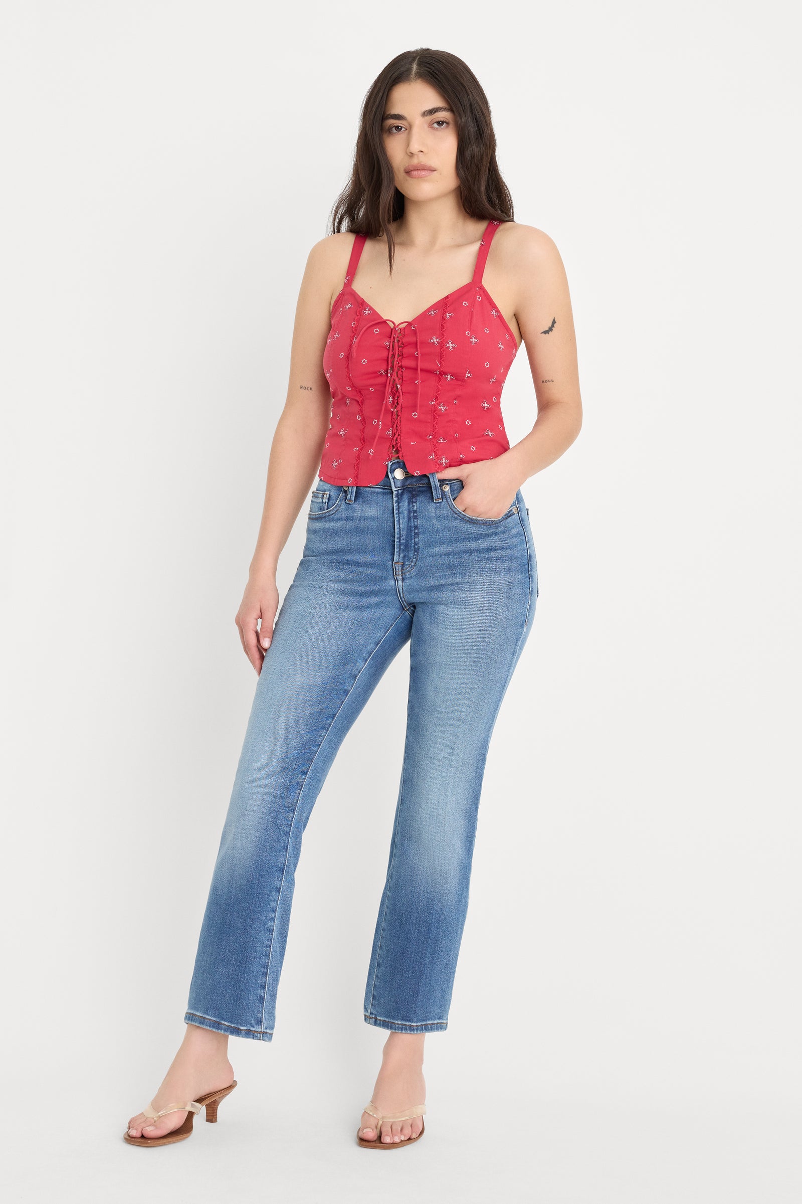 DOLLY JOLEANS PETITE STRAIGHT JEANS | INDIGO1194