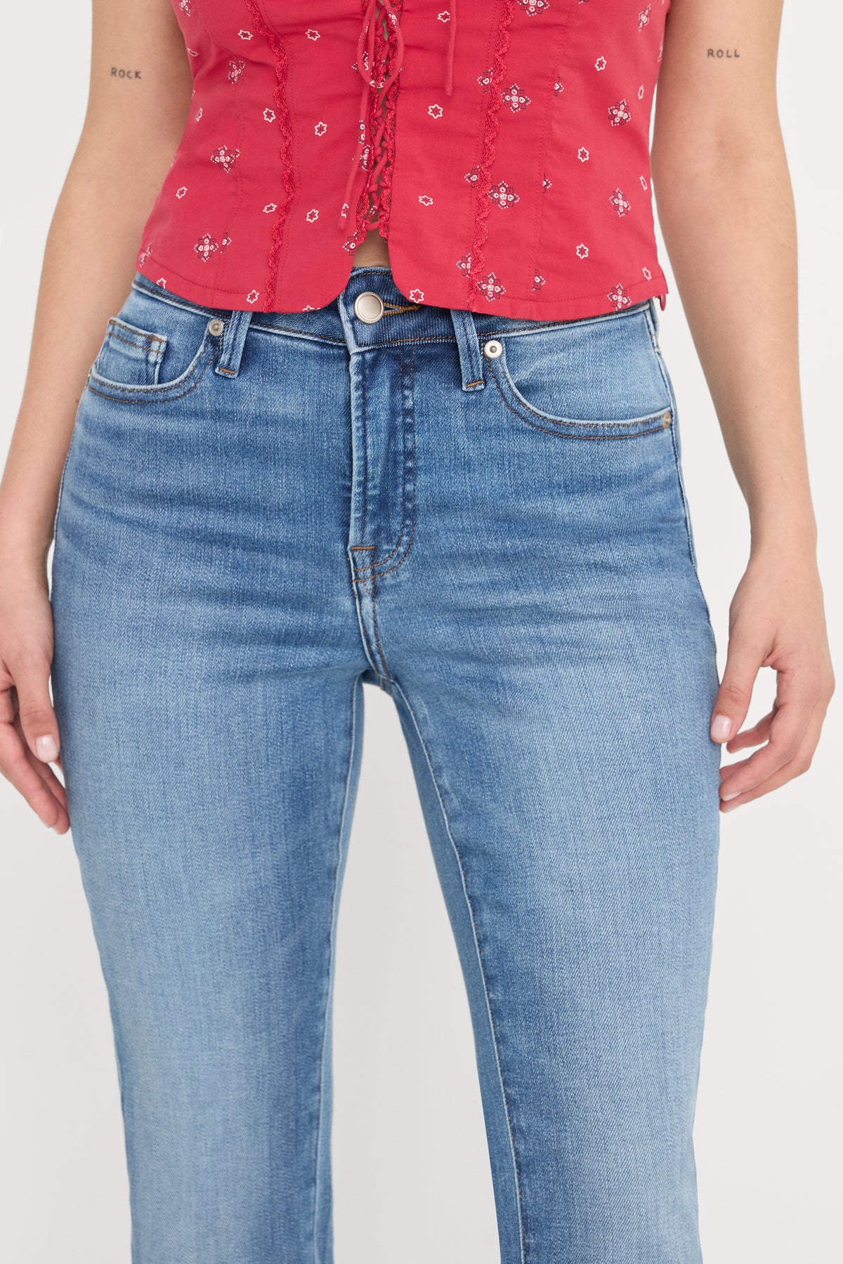 DOLLY JOLEANS PETITE STRAIGHT JEANS | INDIGO1194