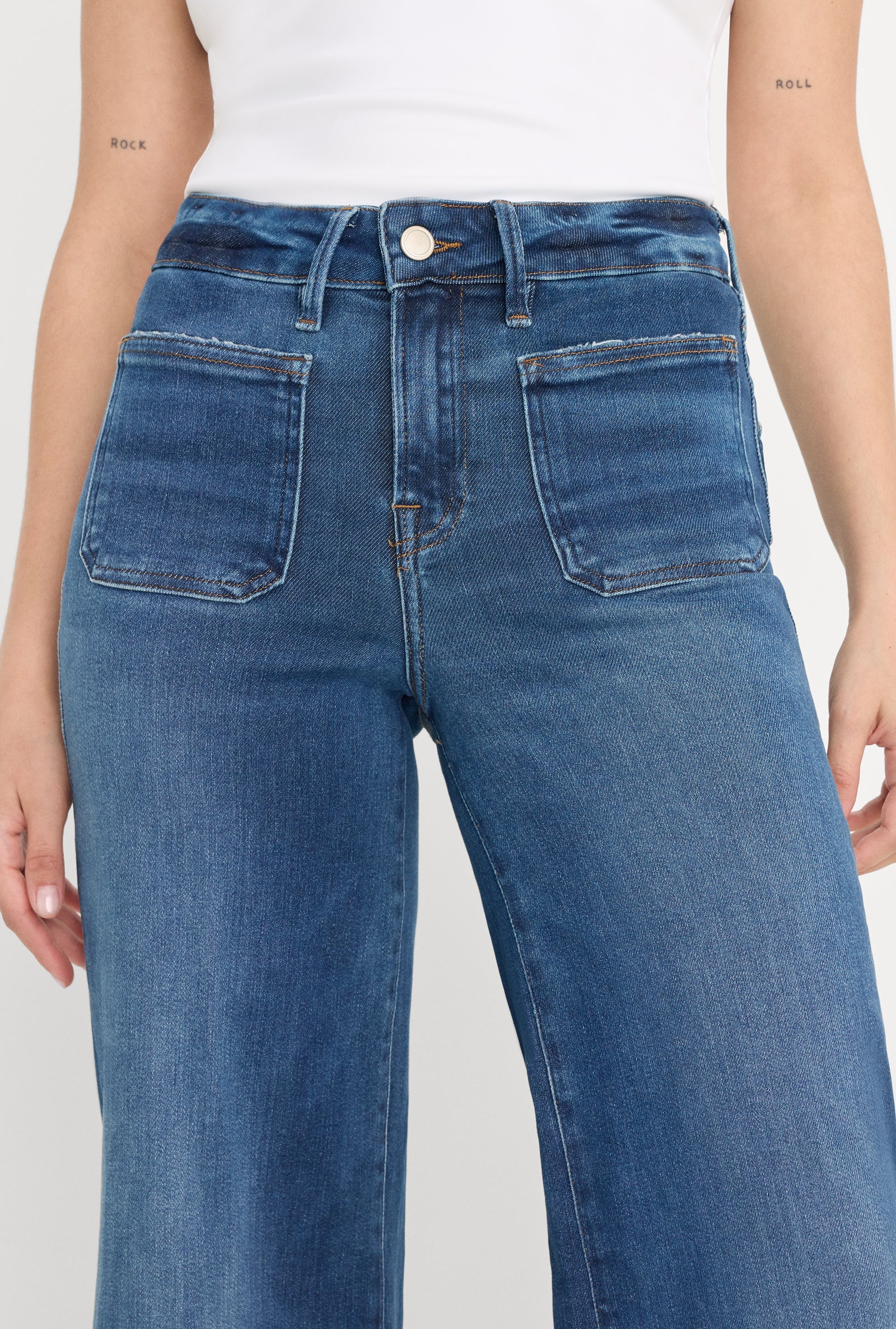 GOOD PETITE PALAZZO JEANS | INDIGO511