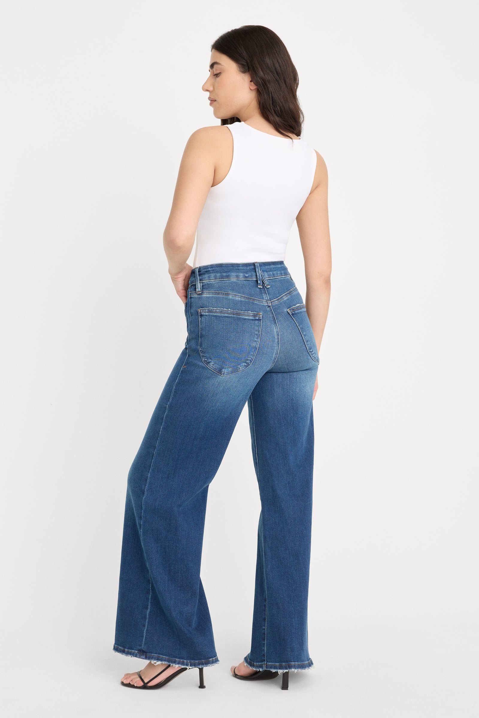 GOOD PETITE PALAZZO JEANS | INDIGO511