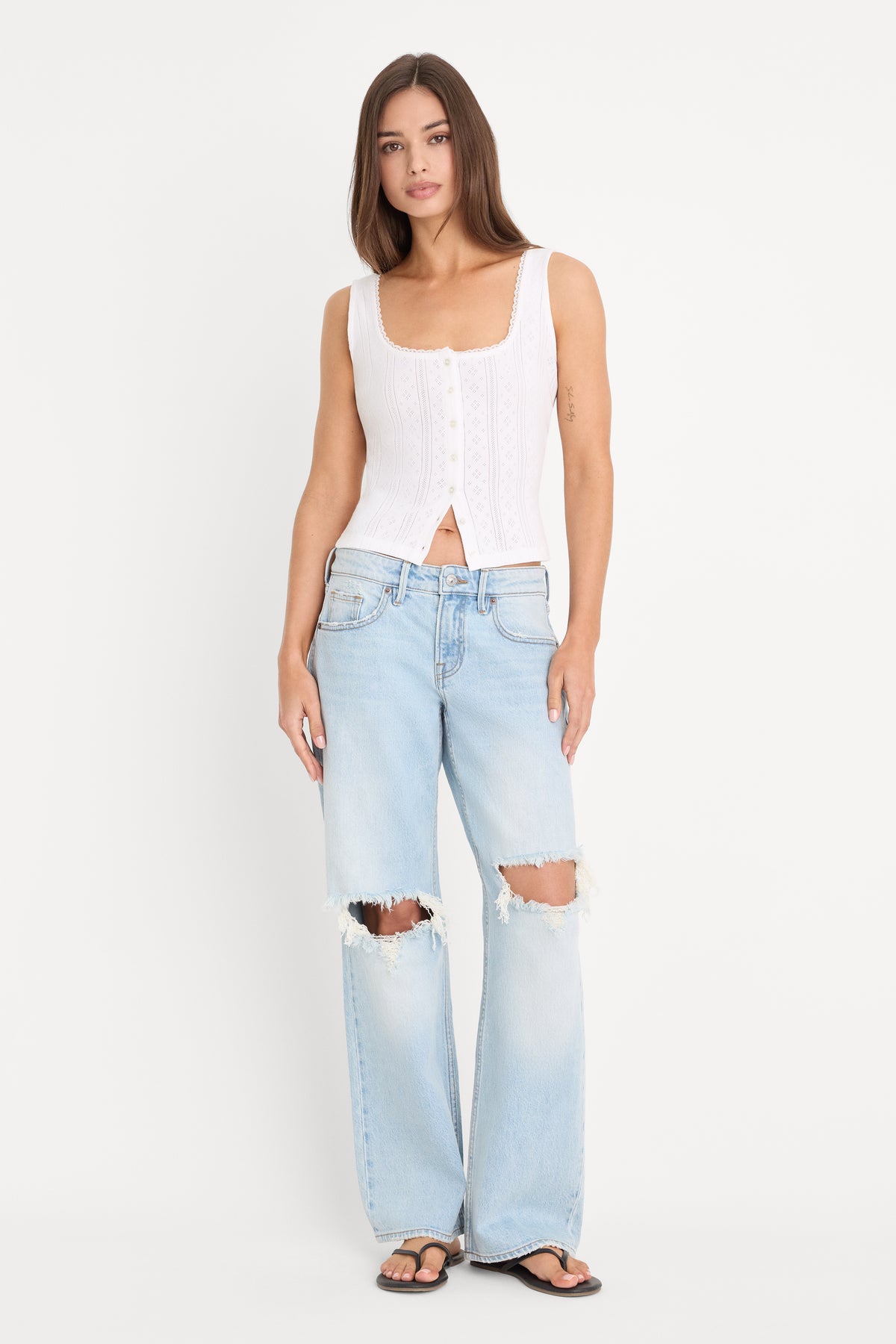 VINTAGE LOW LOOSE JEANS | INDIGO1249