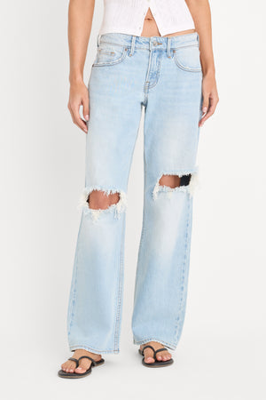 VINTAGE LOW LOOSE JEANS | INDIGO1249