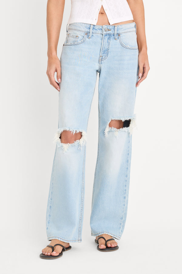 VINTAGE LOW LOOSE JEANS | INDIGO1249