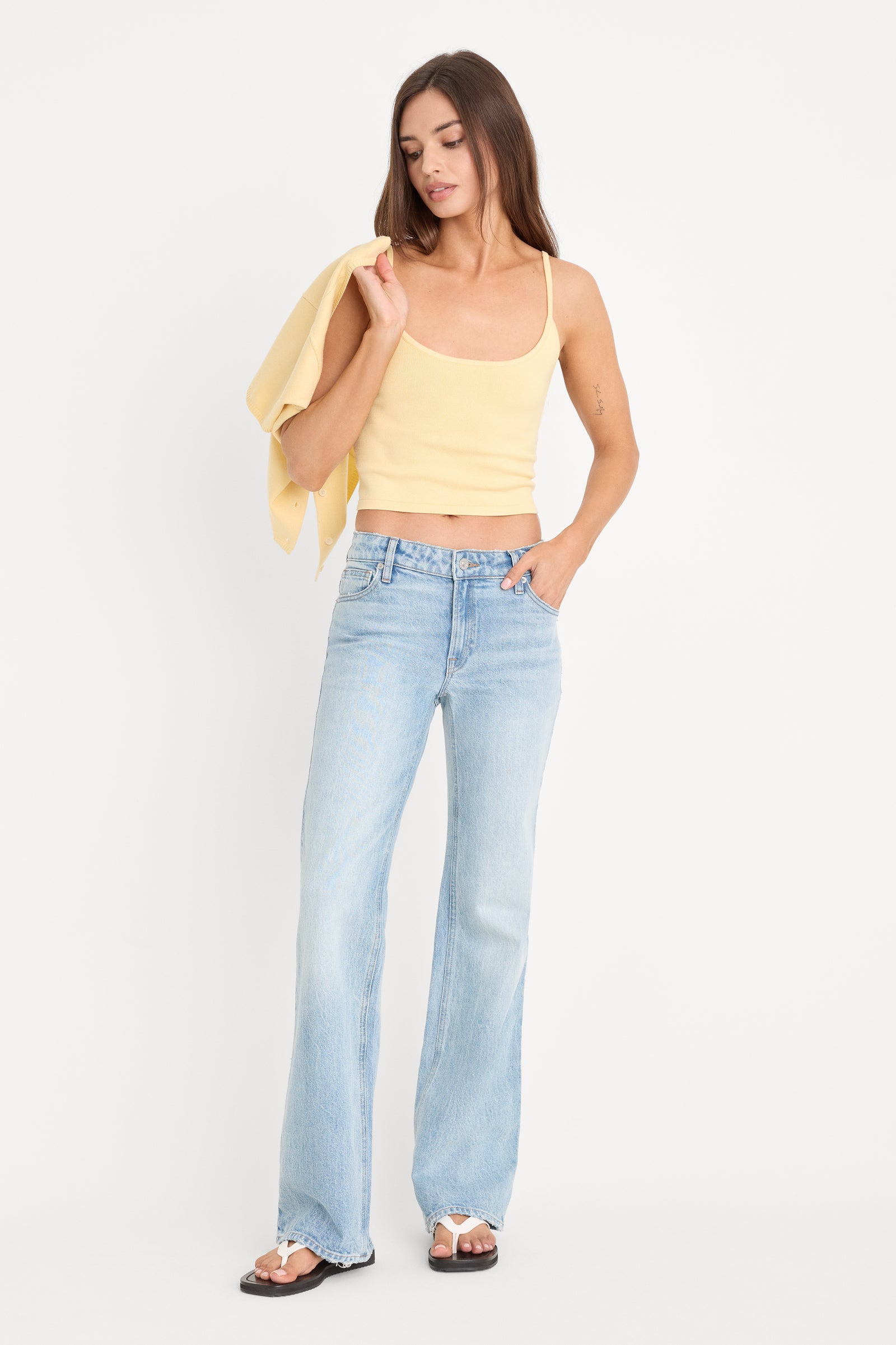 VINTAGE LOW RISE BOOTCUT JEANS | INDIGO1220