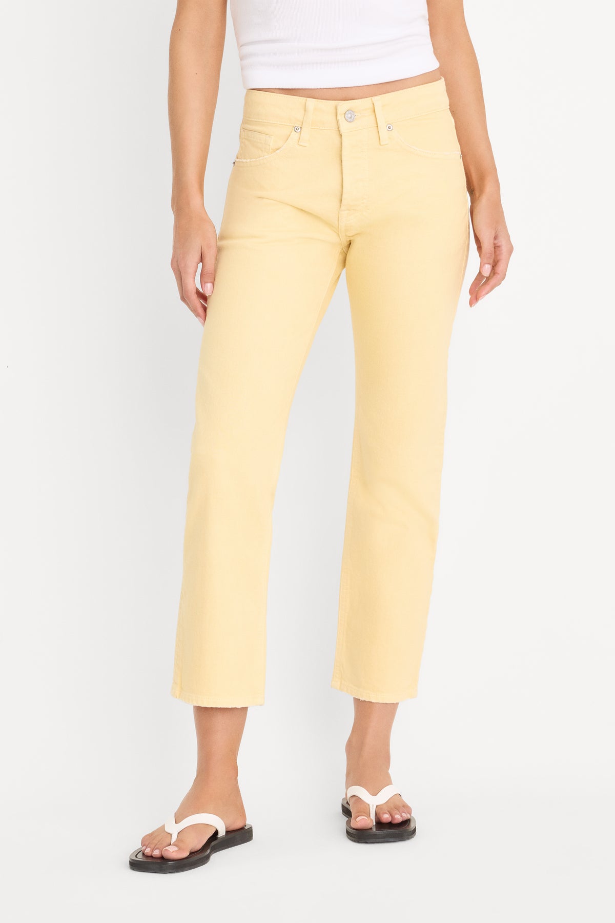 VINTAGE STRAIGHT ANKLE JEANS | HONEY