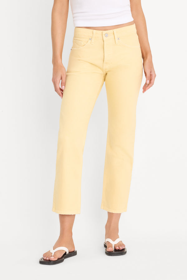 VINTAGE STRAIGHT ANKLE JEANS | HONEY