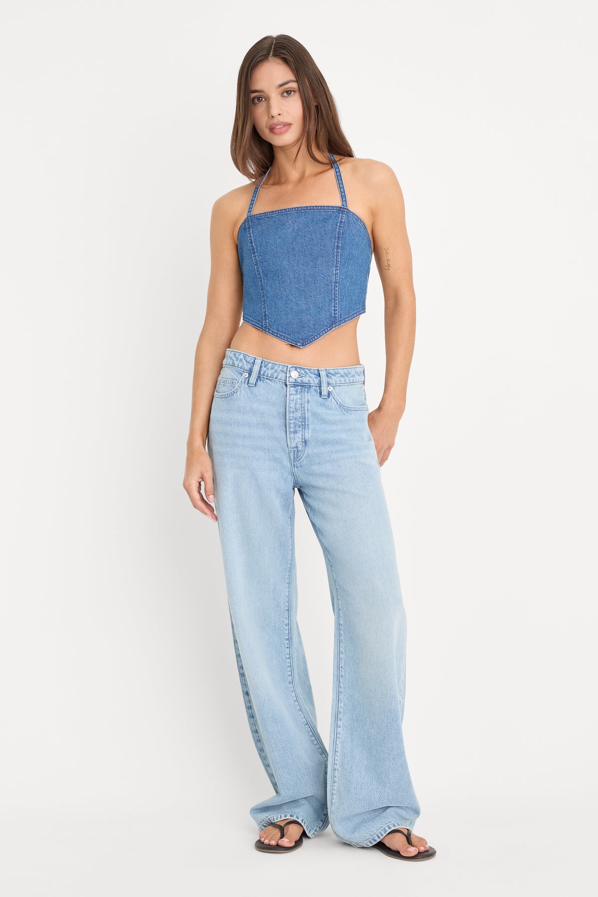 THE DENIM RECESS TOP | INDIGO1283