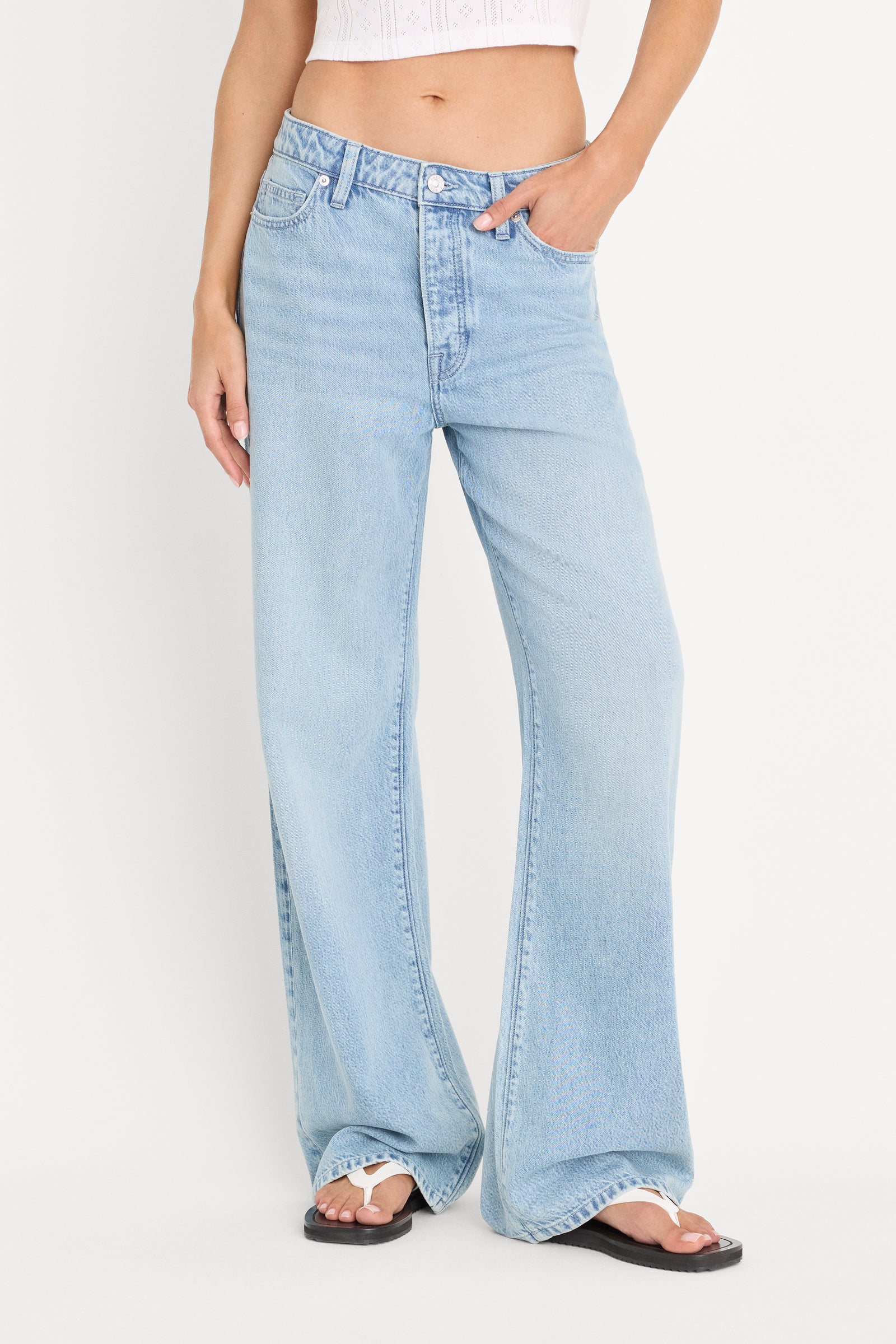 WEIGHTLESS WIDE JEANS | INDIGO1250