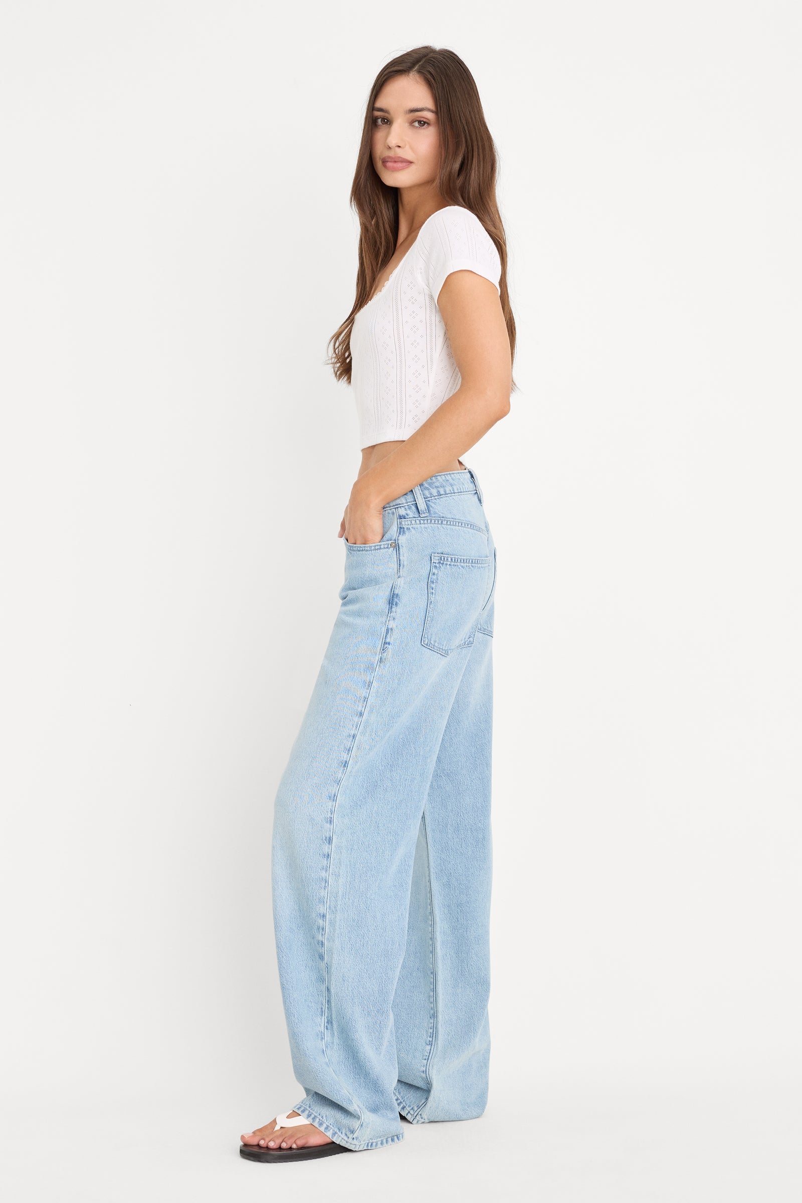 WEIGHTLESS WIDE JEANS | INDIGO1250