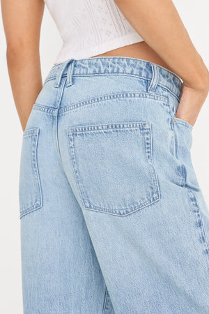WEIGHTLESS WIDE JEANS | INDIGO1250