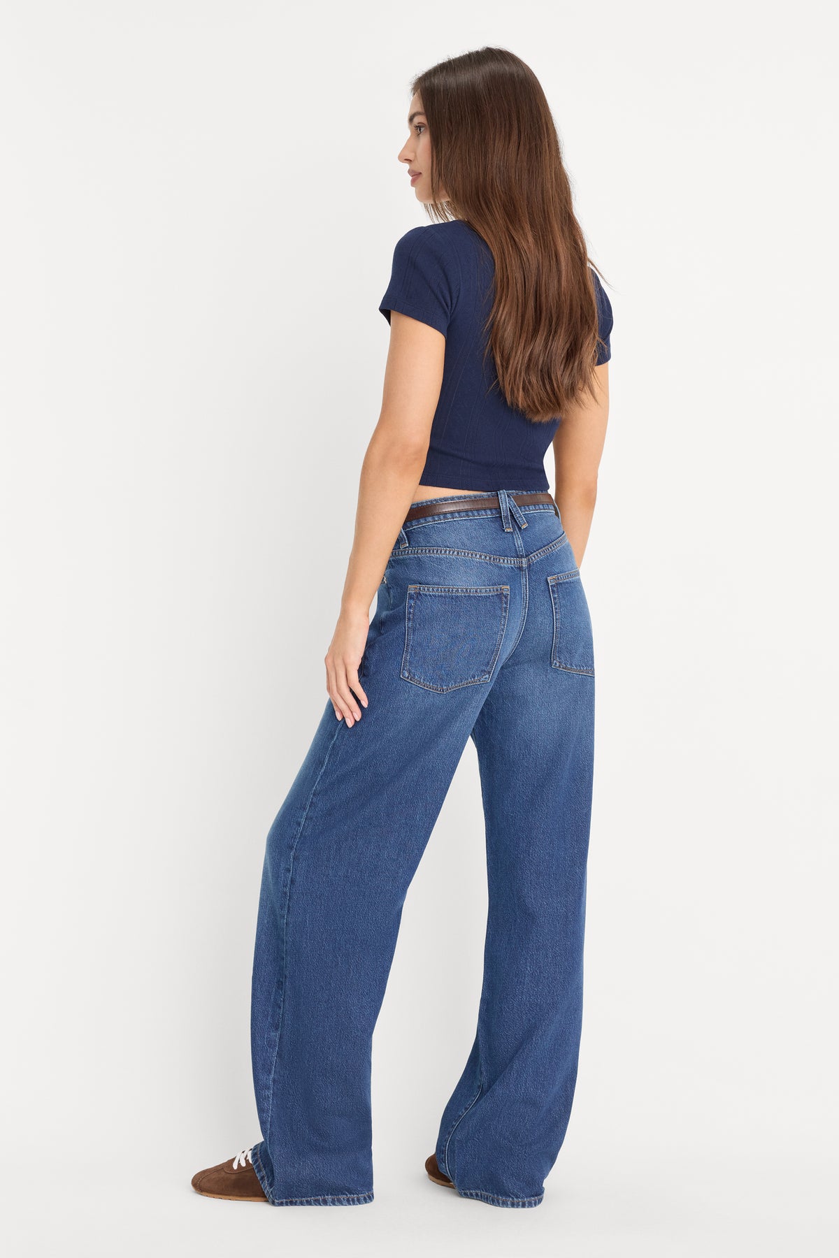 WEIGHTLESS WIDE JEANS | INDIGO1258-5 | GOOD AMERICAN | MODEL_A