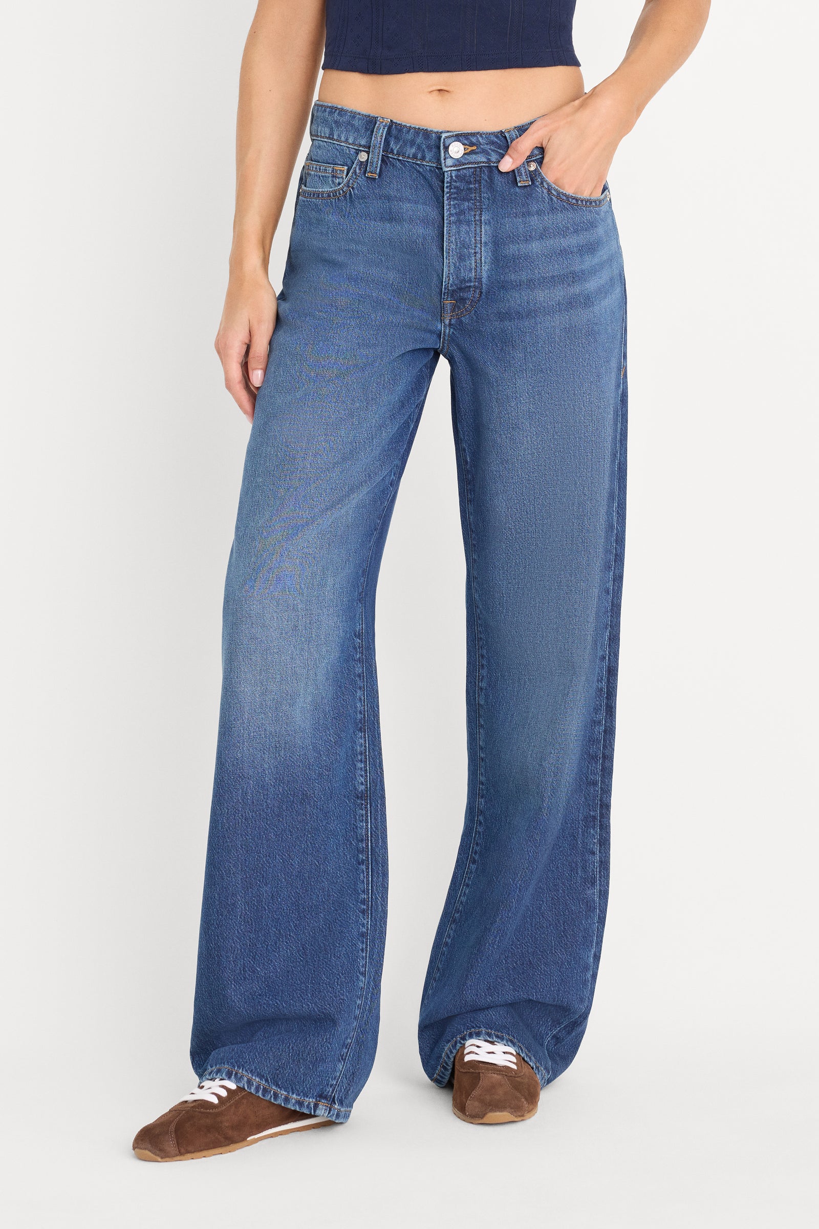 WEIGHTLESS WIDE JEANS | INDIGO1258