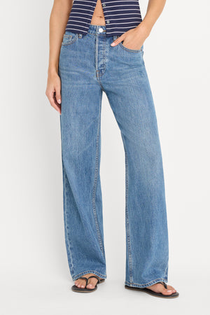 VINTAGE WIDE JEANS | INDIGO1237