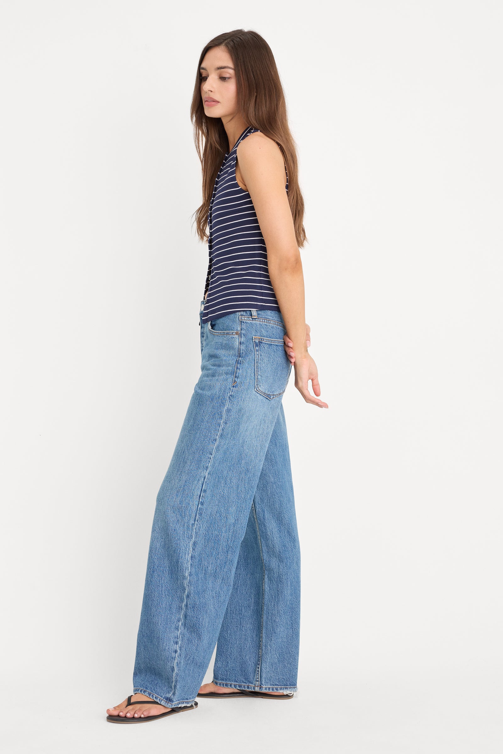 VINTAGE WIDE JEANS | INDIGO1237