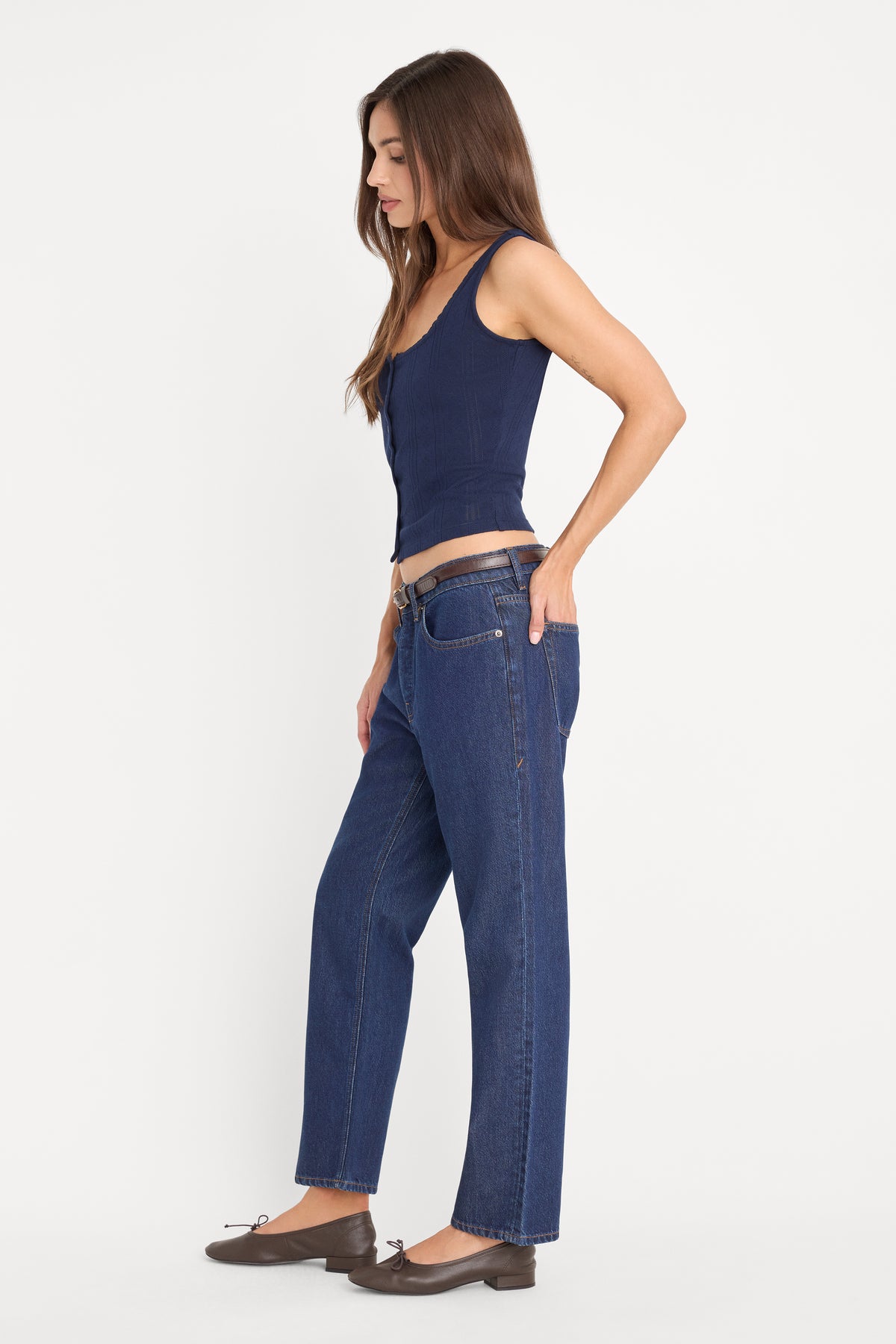 WEIGHTLESS BOYFRIEND JEANS | INDIGO