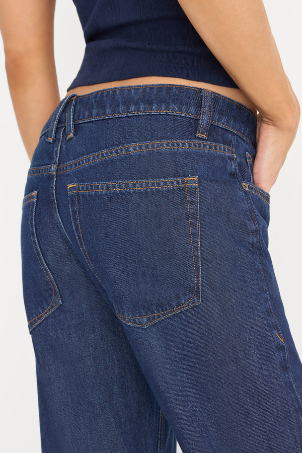WEIGHTLESS BOYFRIEND JEANS | INDIGO