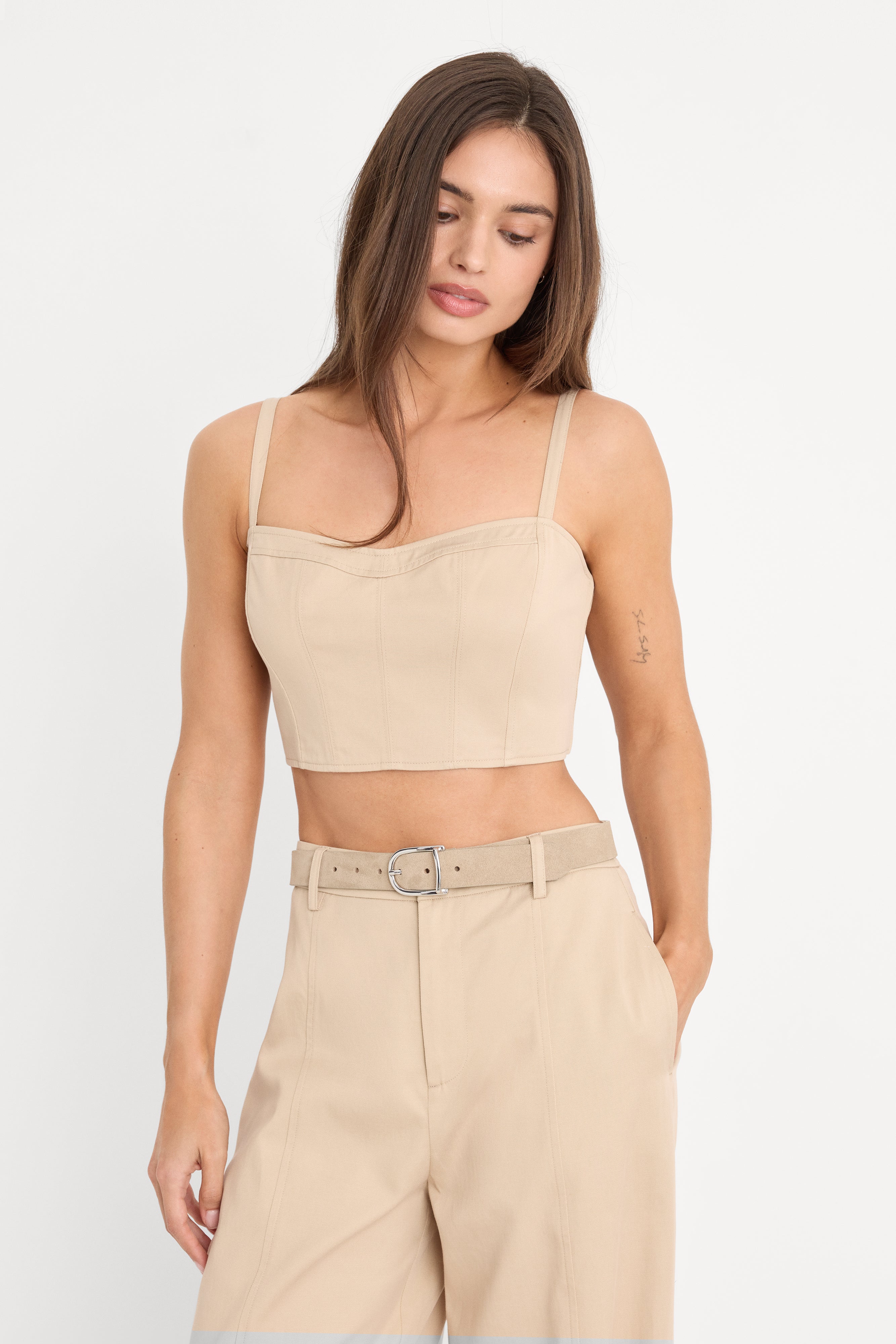 MESH BUSTIER BODYSUIT | SADDLEWOOD – GOOD AMERICAN