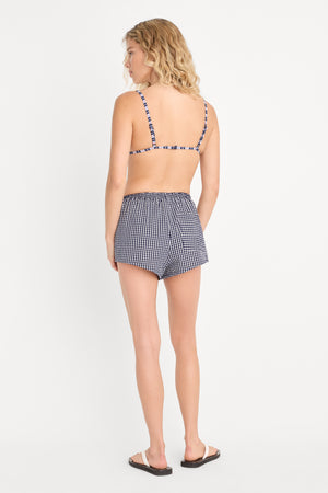 THE SEERSUCKER PULL ON SHORT | HORIZON GINGHAM SMALL