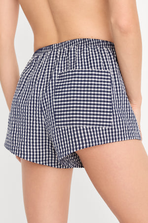THE SEERSUCKER PULL ON SHORT | HORIZON GINGHAM SMALL