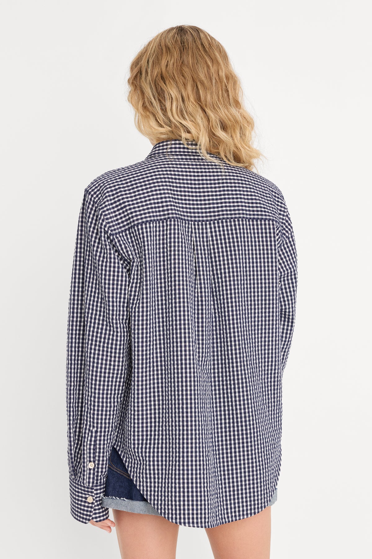 THE SEERSUCKER SHIRT | HORIZON GINGHAM SMALL