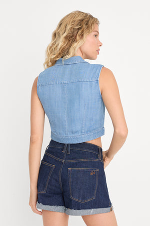 THE DENIM ANCHOR TOP | INDIGO1391