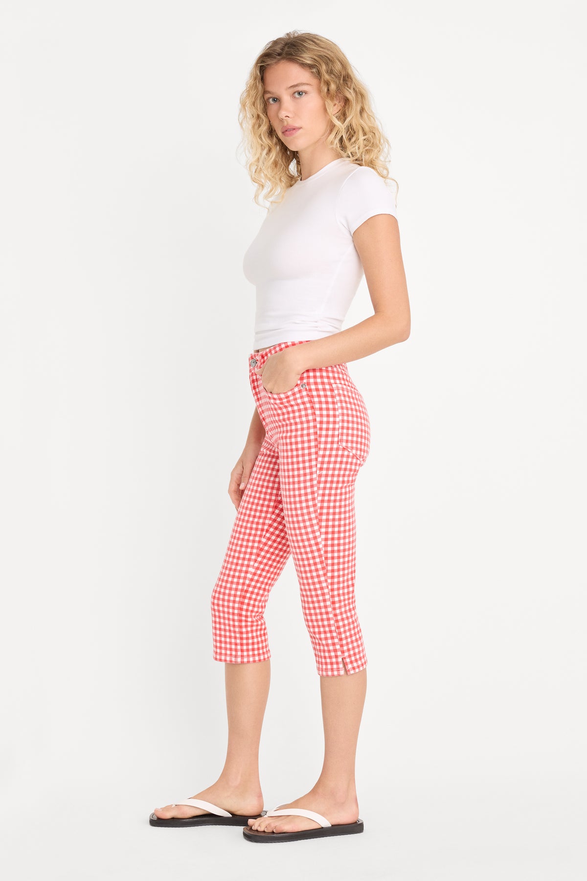 GOOD LEGS CAPRI | POP GINGHAM LARGE
