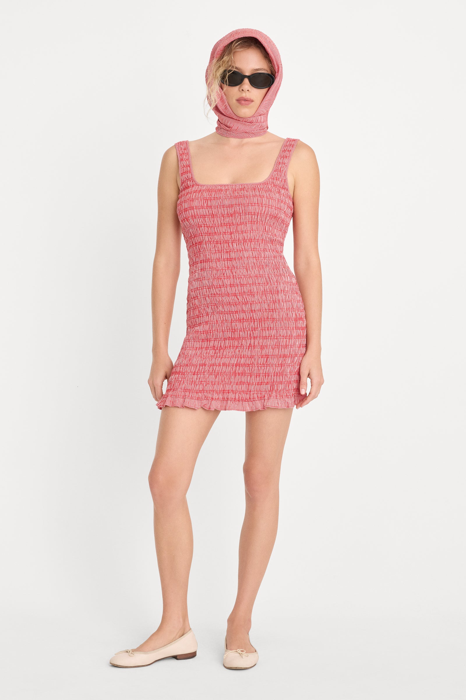 THE BANDANA HEAD SCARF | POP GINGHAM SMALL