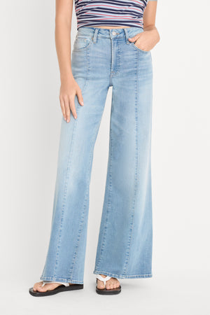 GOOD WAIST PALAZZO ANKLE JEANS | INDIGO1247