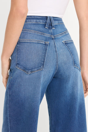 SOFT TECH GOOD WAIST PALAZZO JEANS | INDIGO1233