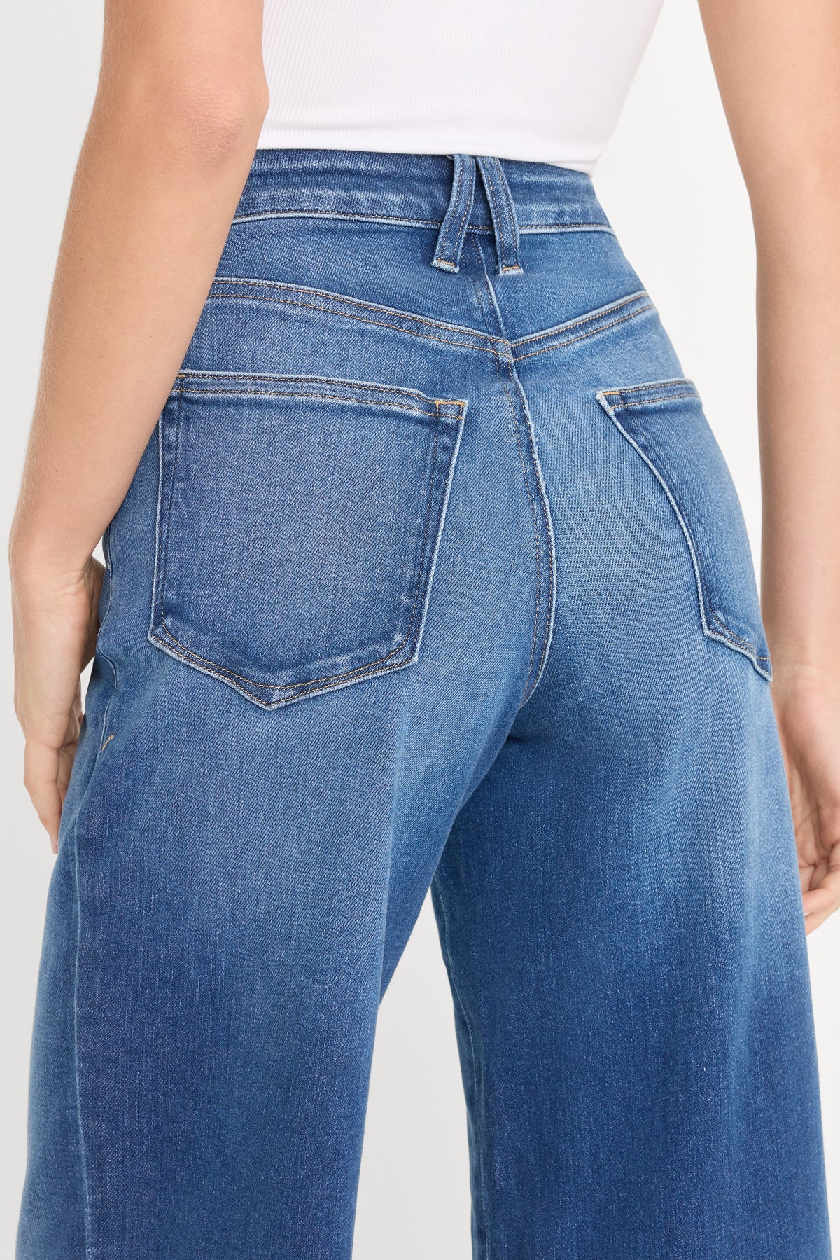 SOFT TECH GOOD PETITE PALAZZO JEANS | INDIGO1233