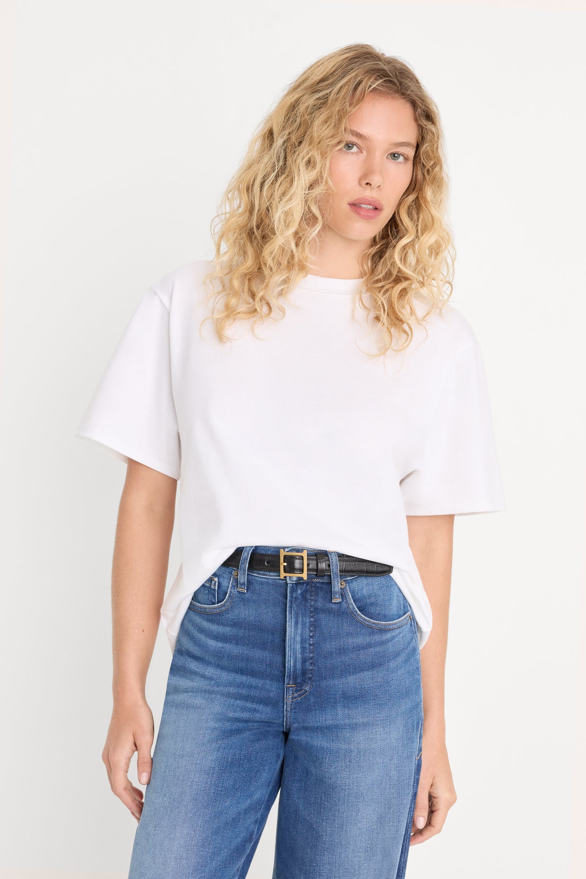 THE OVERSIZED TEE | WHITE001