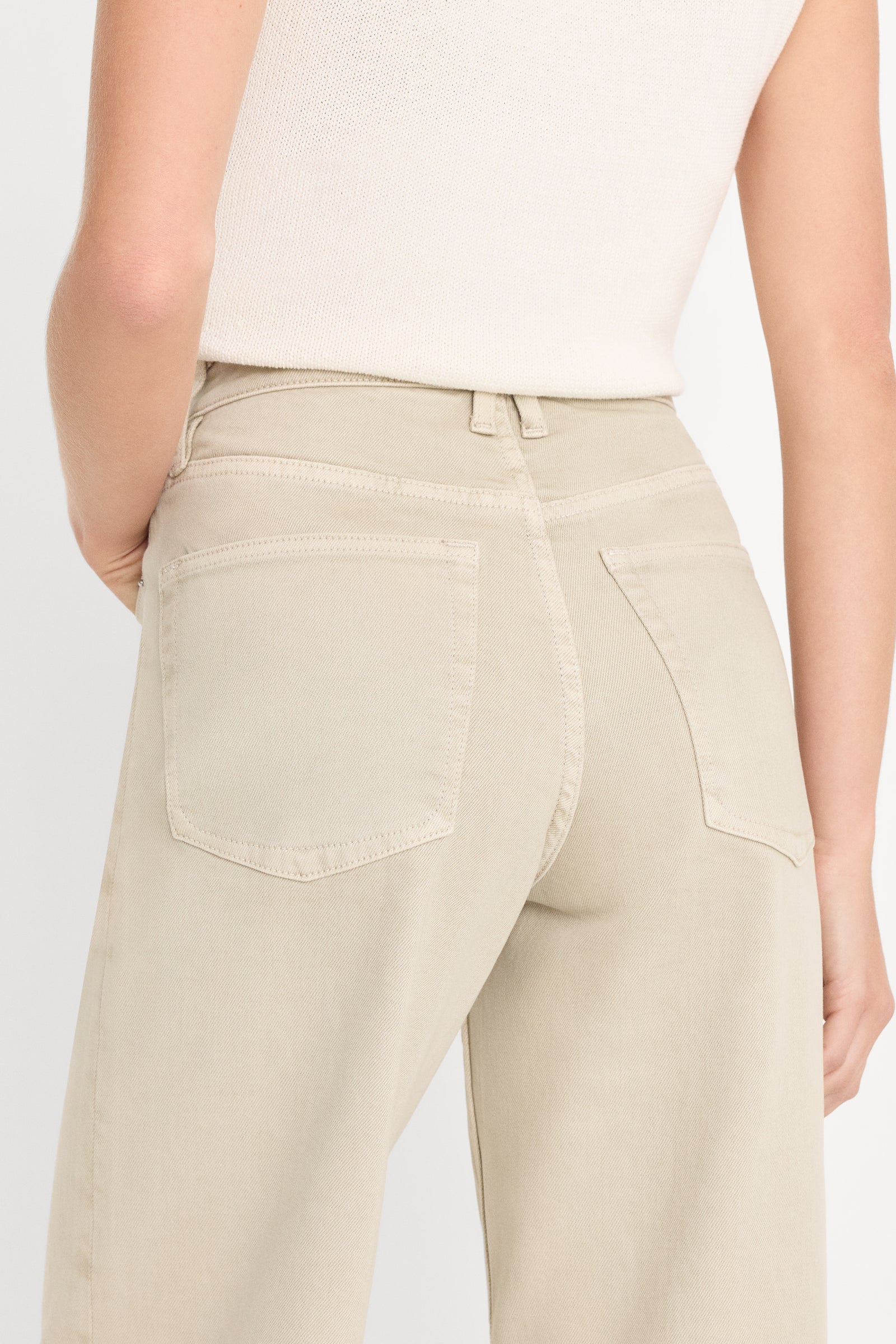 VINTAGE WIDE JEANS | SAND DUNE